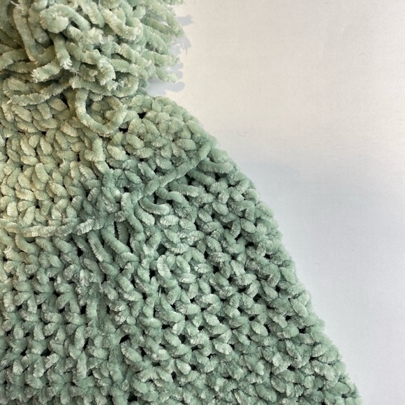 Sea Foam Green Winter Hat - Picture 3 of 4